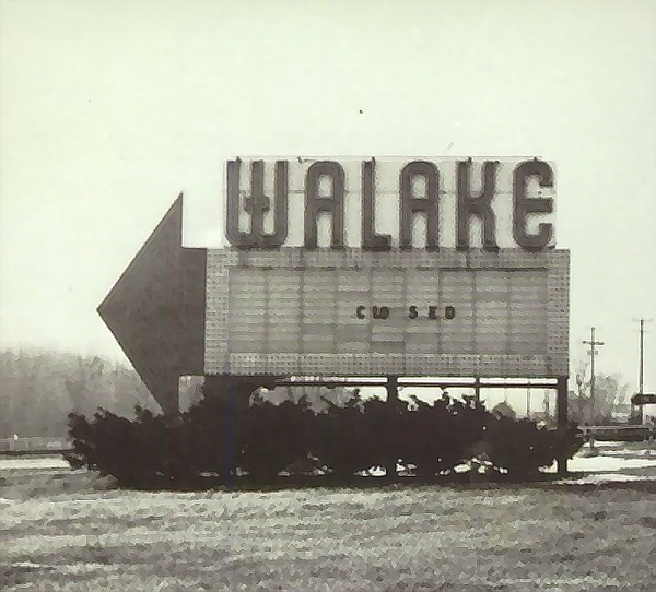 Walake Drive-In Theatre - Old Yearbook Shot From Mc Horner (newer photo)